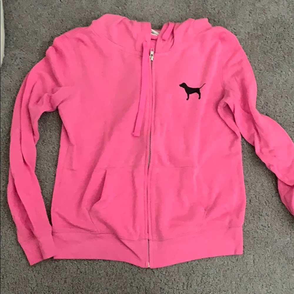 Pink Victoria Secret zip up